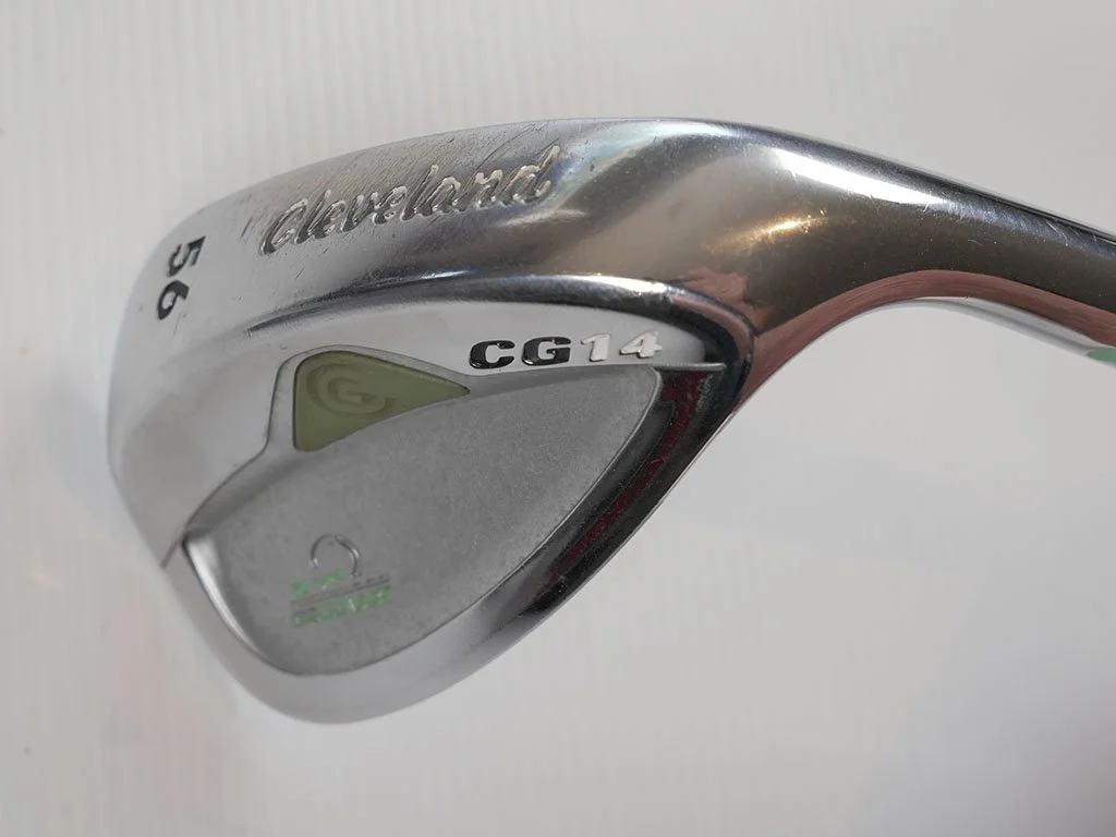 Exc. CLEVELAND CG14 56 deg 2-dot Chrome finish Sand  wedge w. Ladies Flex graphite