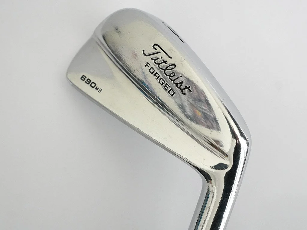 VG condition TITLEIST 690MB Forged # 4 iron w. Rifle 6.0 Stiff steel