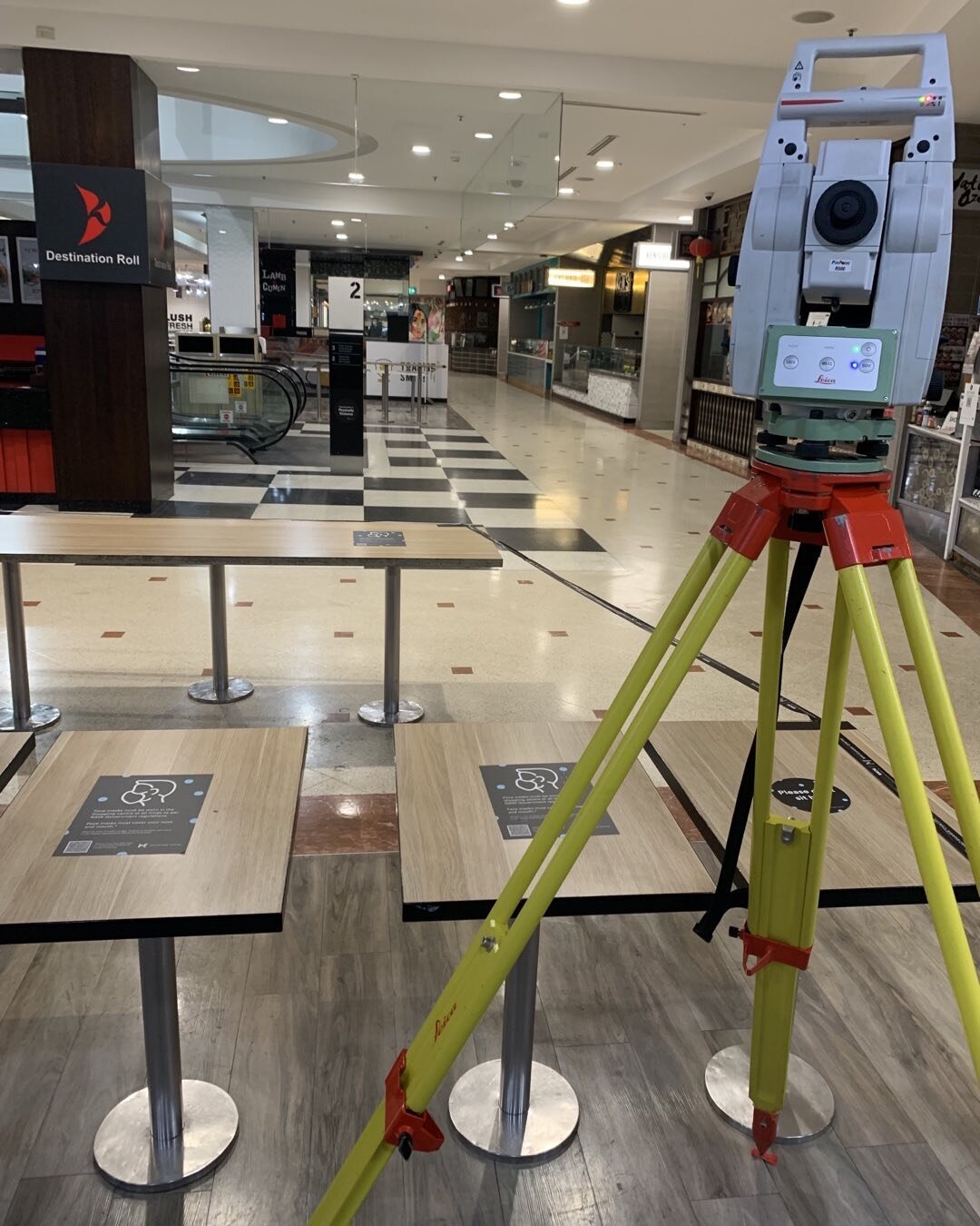 Found a positive from Covid lockdown. Empty foodcourt make for easier surveys.