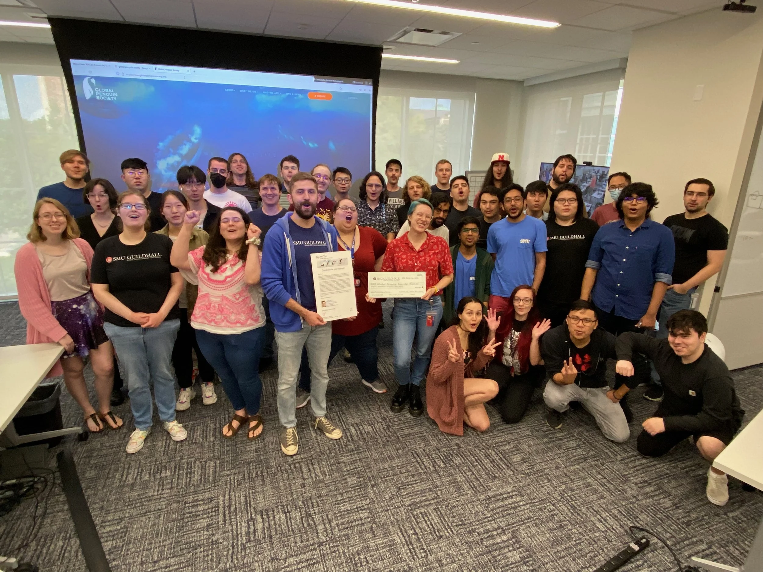 Team Donation to Rescued Penguins Program