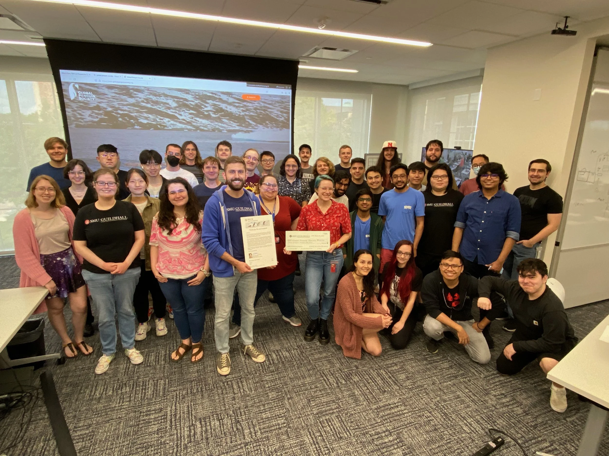 Team Donation to Rescued Penguins Program