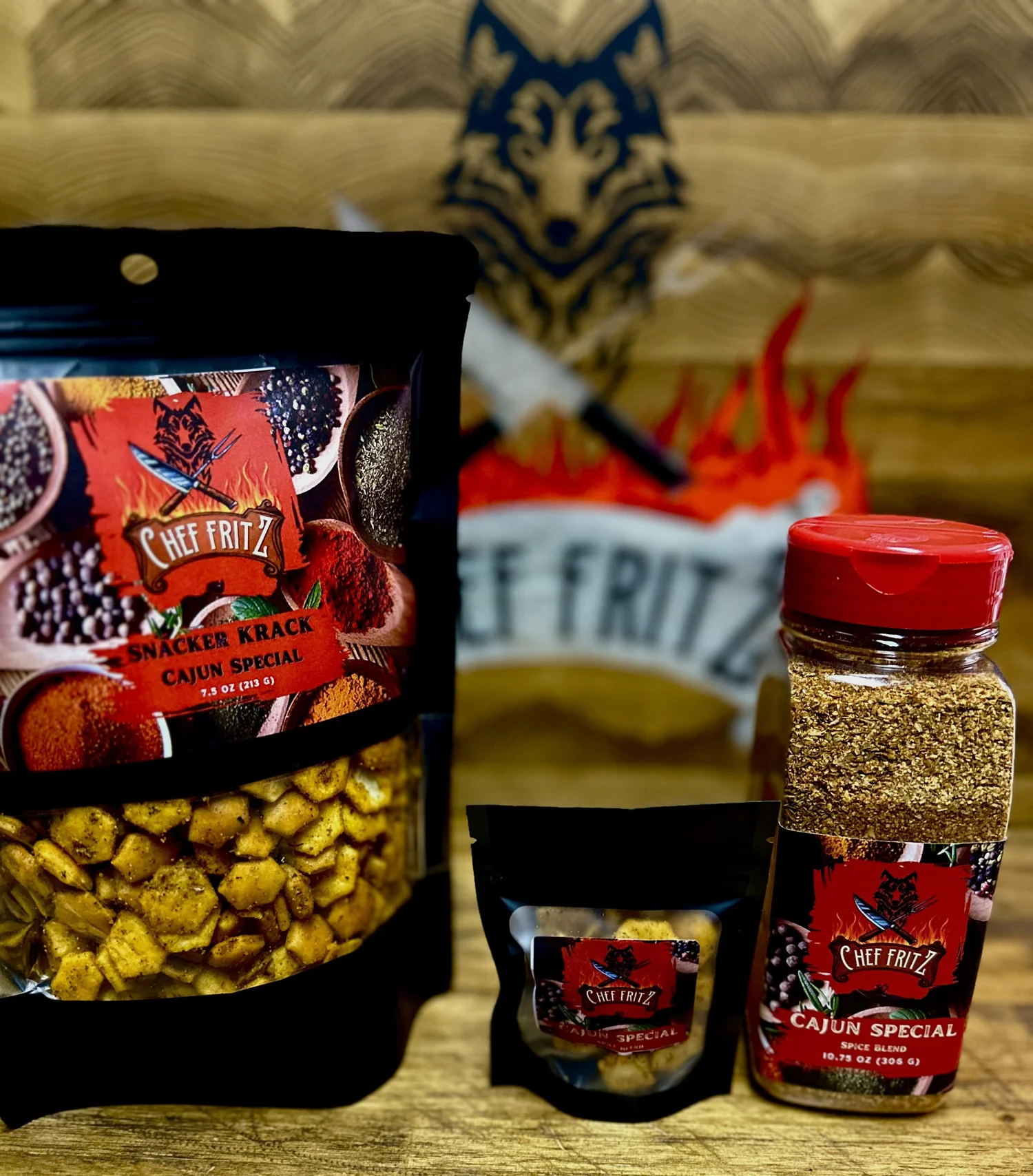 Bulk Snacker Krack Cajun Crackers (3 lb resealable bag) — Chef