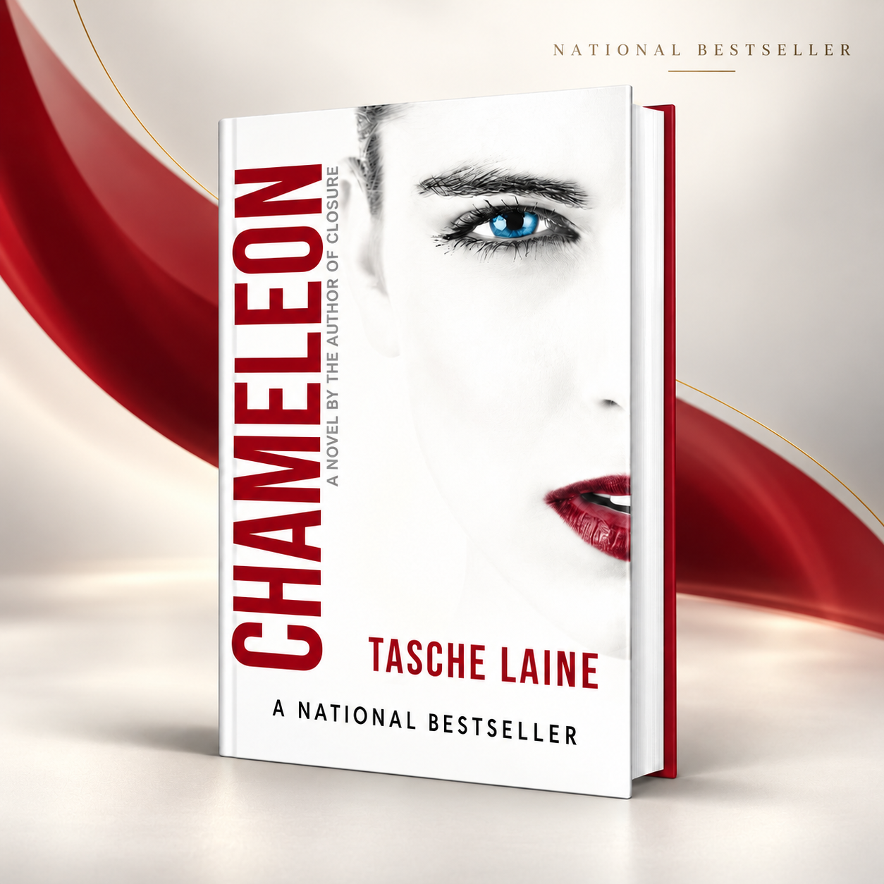 Chameleon by Tasche Laine displayed with its National Bestseller designation.