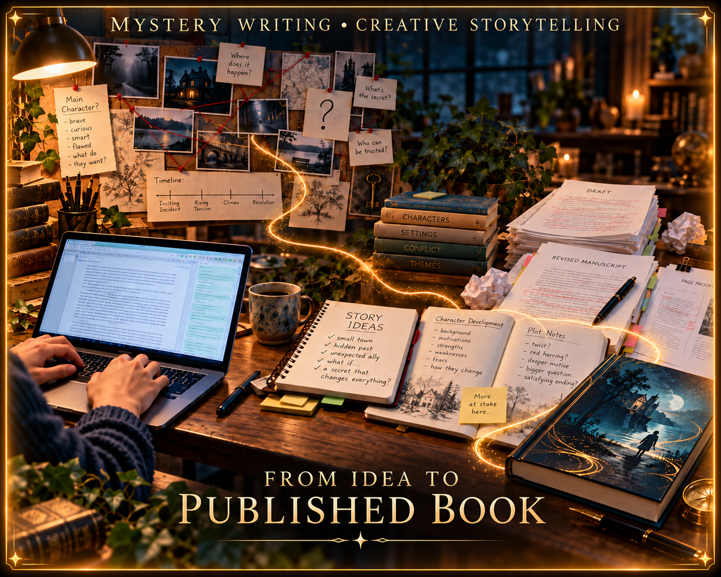 mystery writing teen novels and adult thrillers