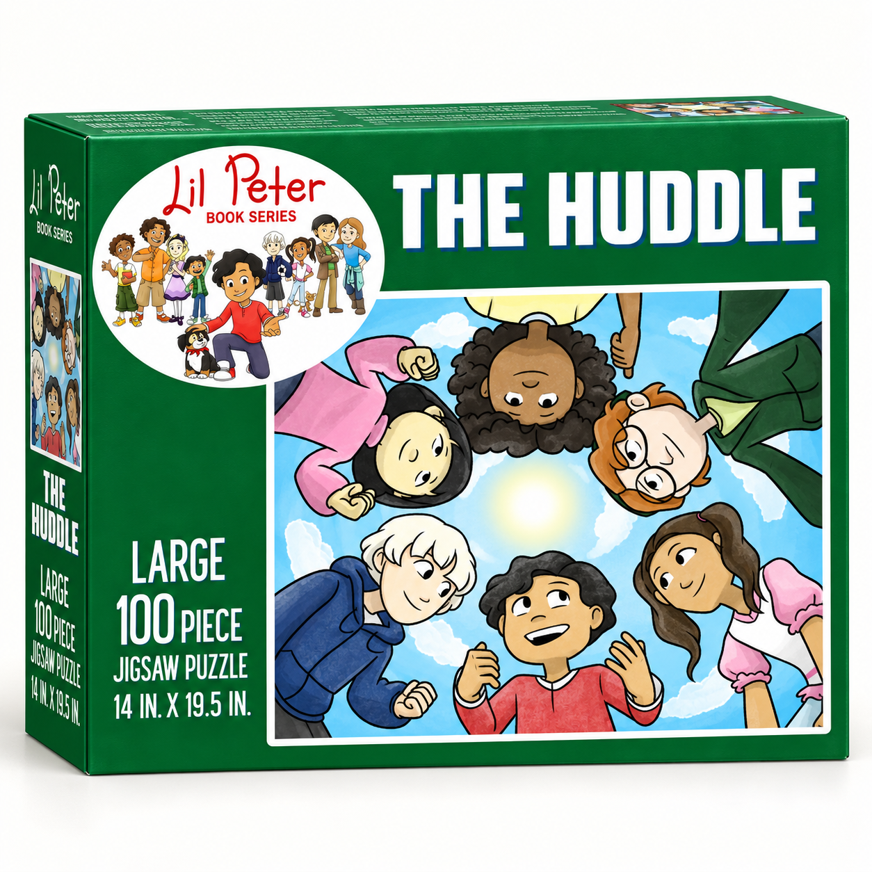 Lil Peter Books 100 pc Jigsaw Puzzle The Huddle.png