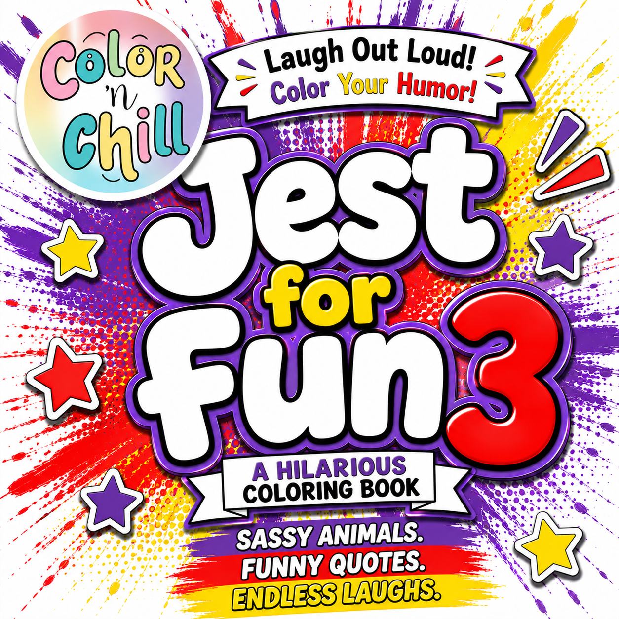 Jest for Fun 3 brings another hilarious collection of sassy animals, brutally relatable quotes, clever observations, and laugh-out-loud humor for mature audiences