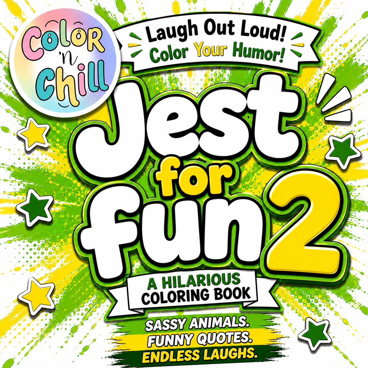 Jest for Fun 2 delivers another round of sassy animals, funny quotes, ridiculous observations, and wonderfully relatable humor for mature audiences.