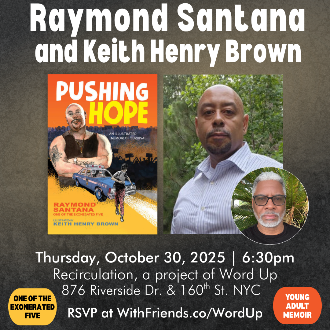 Book Launch: Raymond Santana & Keith Henry Brown’s PUSHING HOPE: AN ILLUSTRATED MEMOIR OF SURVIVAL