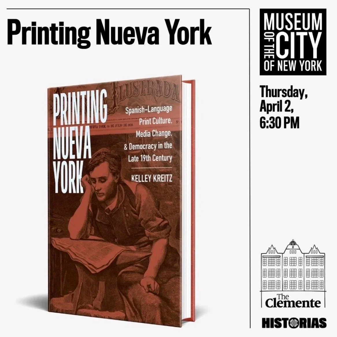 Printing Nueva York (Book Talk & performance)