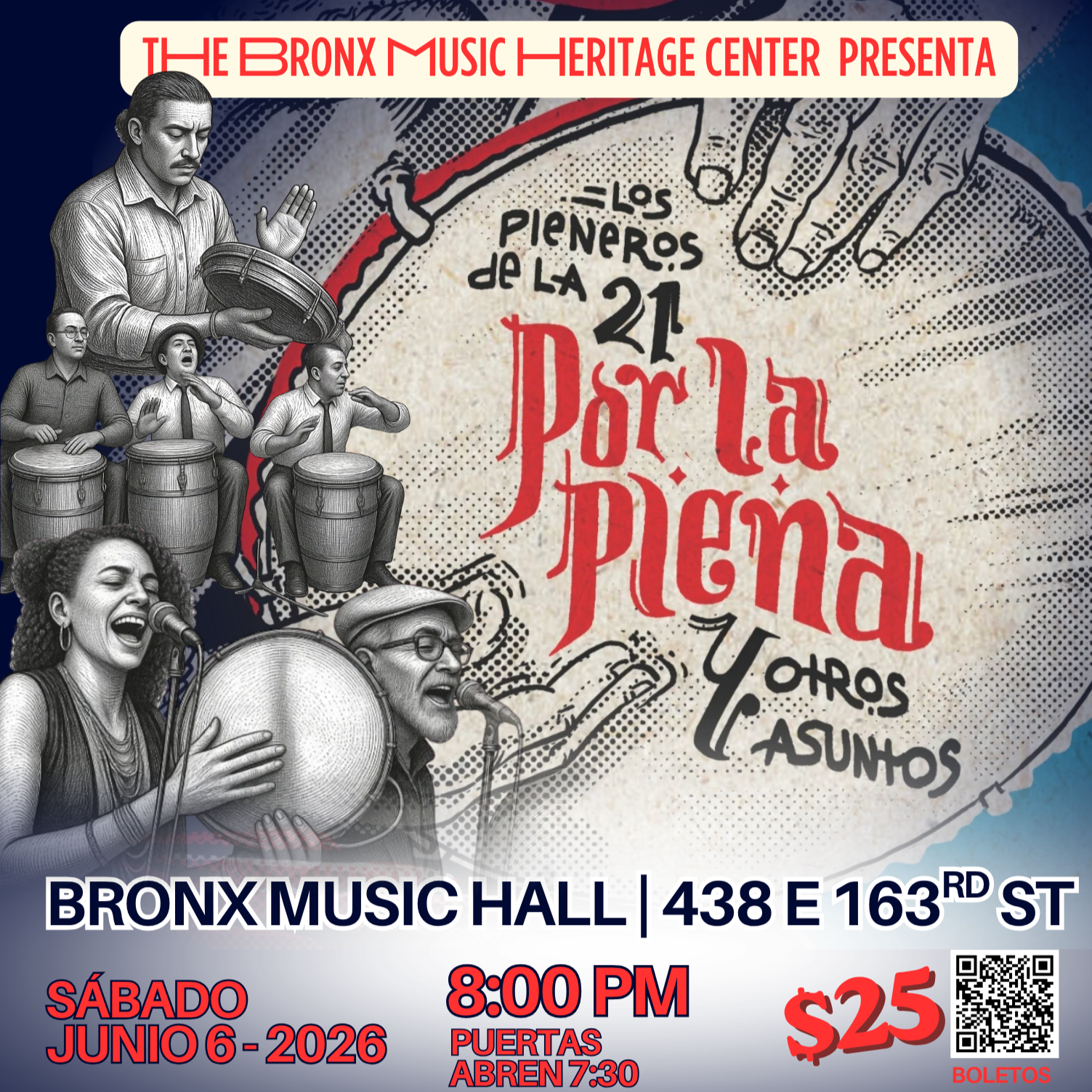 "Por la Plena" Concert at Bronx Music Hall