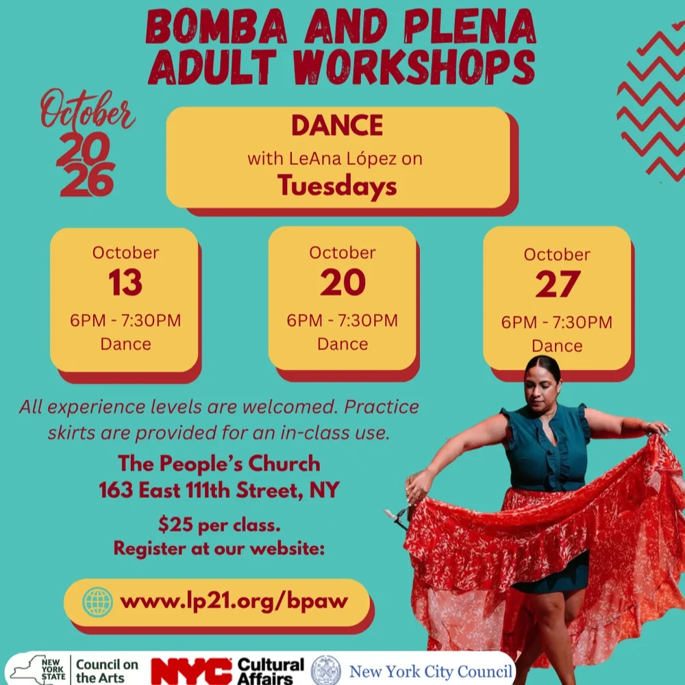 Bomba and Plena Adult Workshops