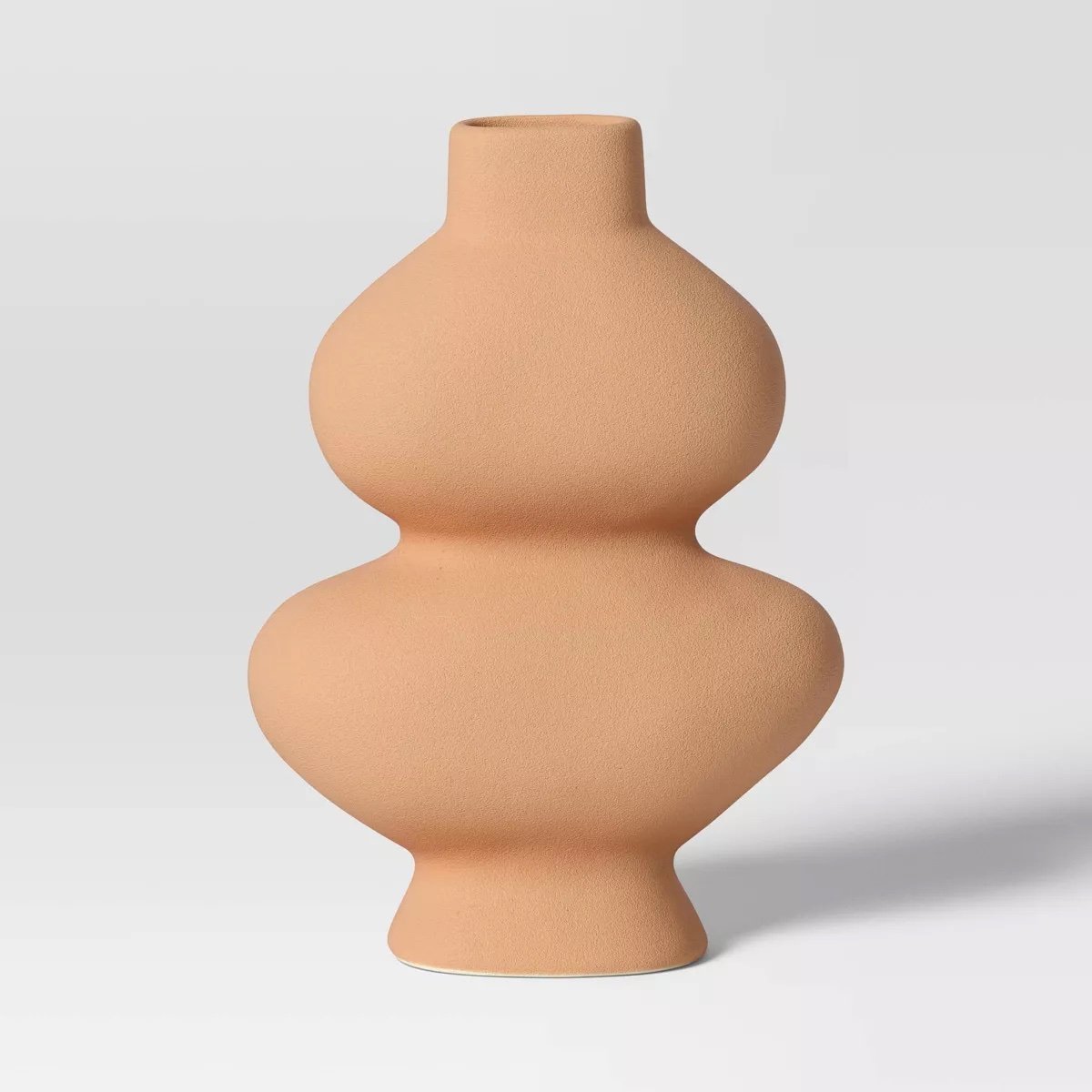 Short Ceramic Organic Modern Vase