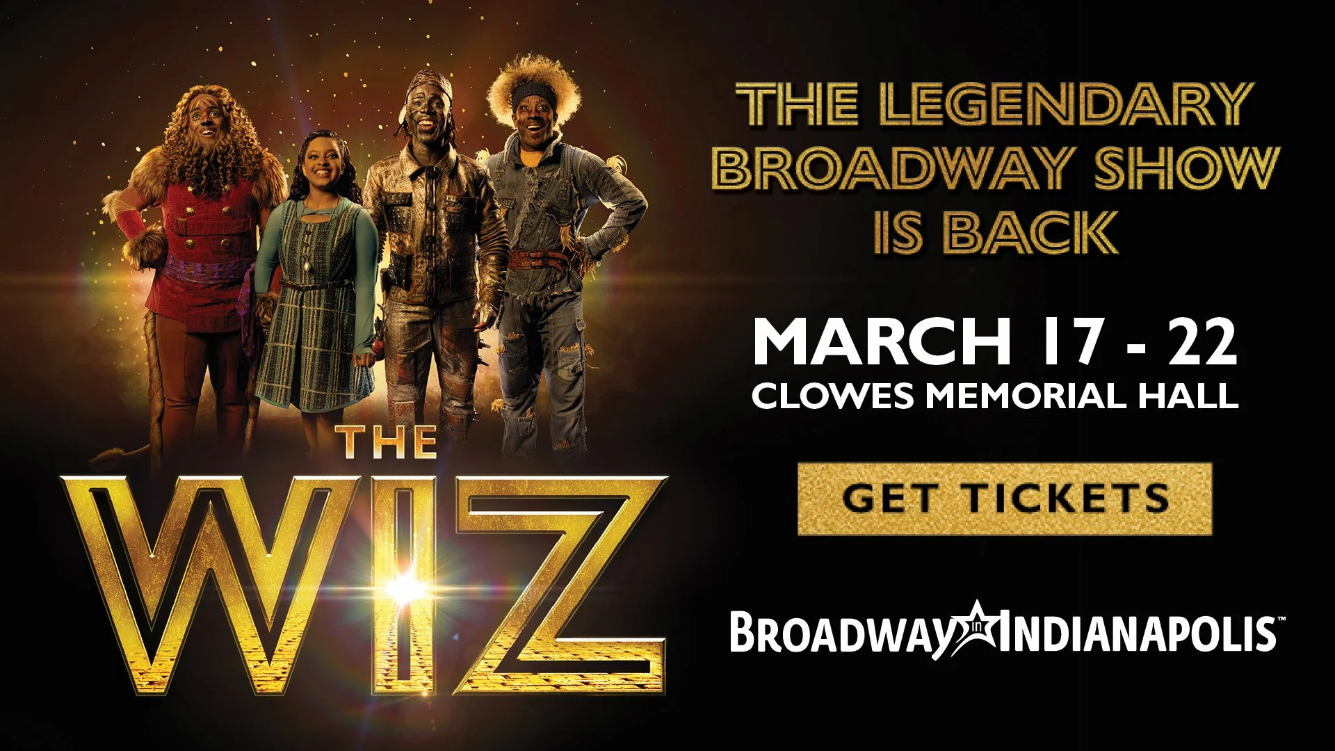GIVEAWAY: Win 2 Tickets to the Legendary Broadway Show “The Wiz” Live in Indianapolis