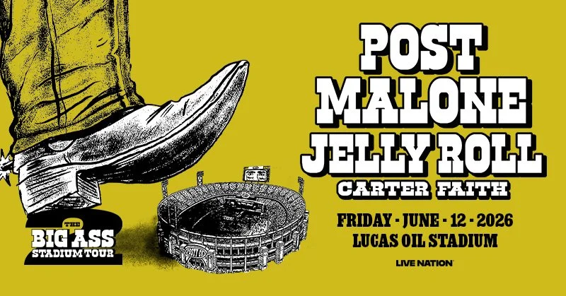 GIVEAWAY: Win 2 Tickets to Post Malone &amp; Jelly Roll’s Stadium Tour in Indianapolis