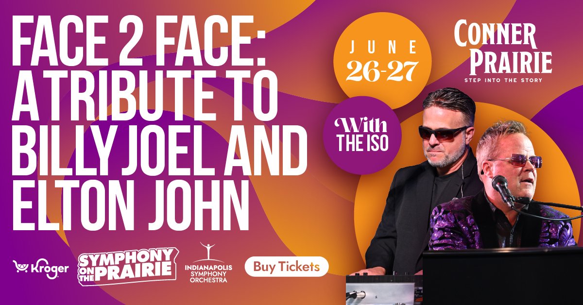 CLOSED GIVEAWAY: Win 4 Tickets to the Billy Joel and Elton John Face 2 Face Tribute Show at Symphony on the Prairie