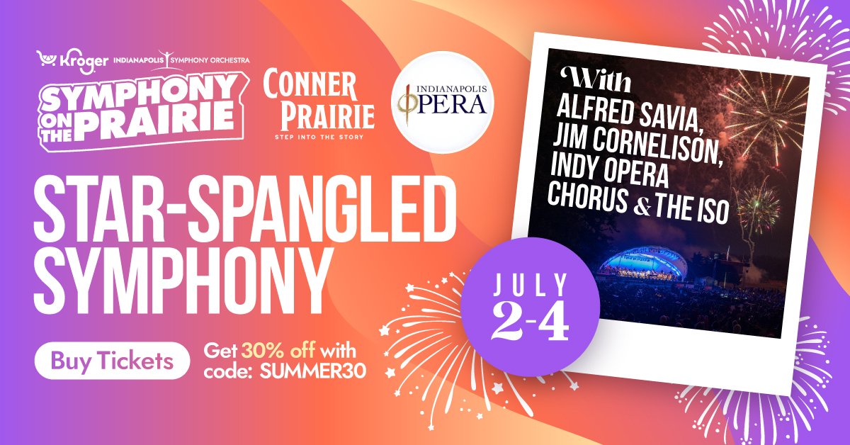 GIVEAWAY: Win 4 Tickets to Indianapolis Symphony Orchestra's Symphony on the Prairie: Star-Spangled Symphony