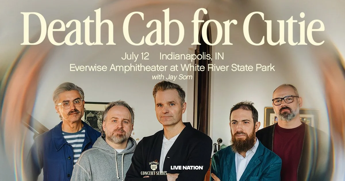 GIVEAWAY: Win 2 Tickets to See Death Cab for Cutie at the Everwise Ampitheater