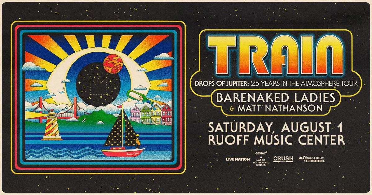 CLOSED GIVEAWAY: Win 2 Tickets to See Train Live at the Ruoff Music Center