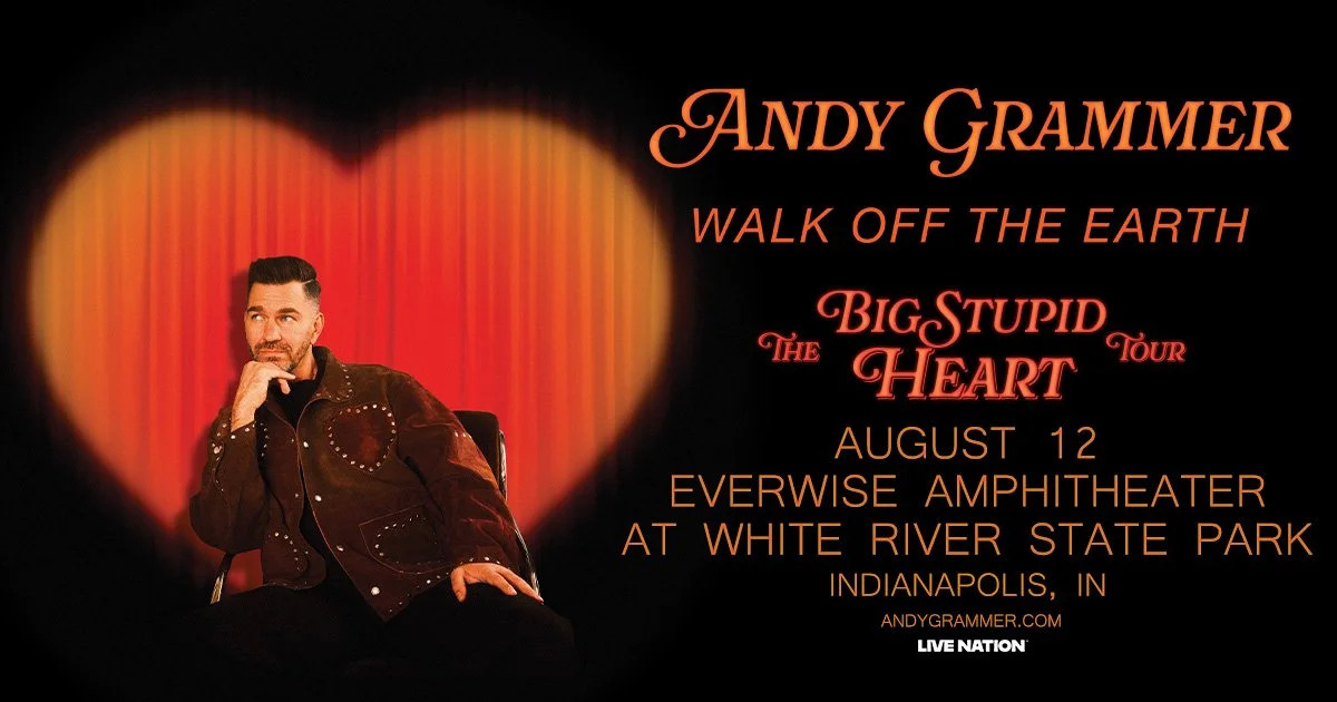 GIVEAWAY: Win 2 Tickets to See Andy Grammer Live at the Everwise Ampitheater 