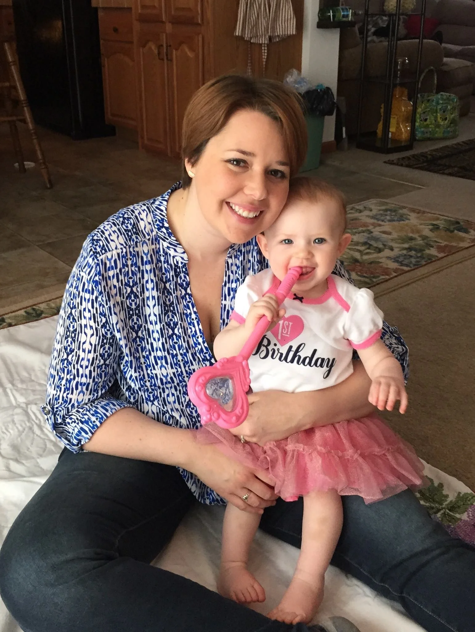 Kristina with her first child, Kate, who would later fall into a pool and trigger Kristina’s PPA.