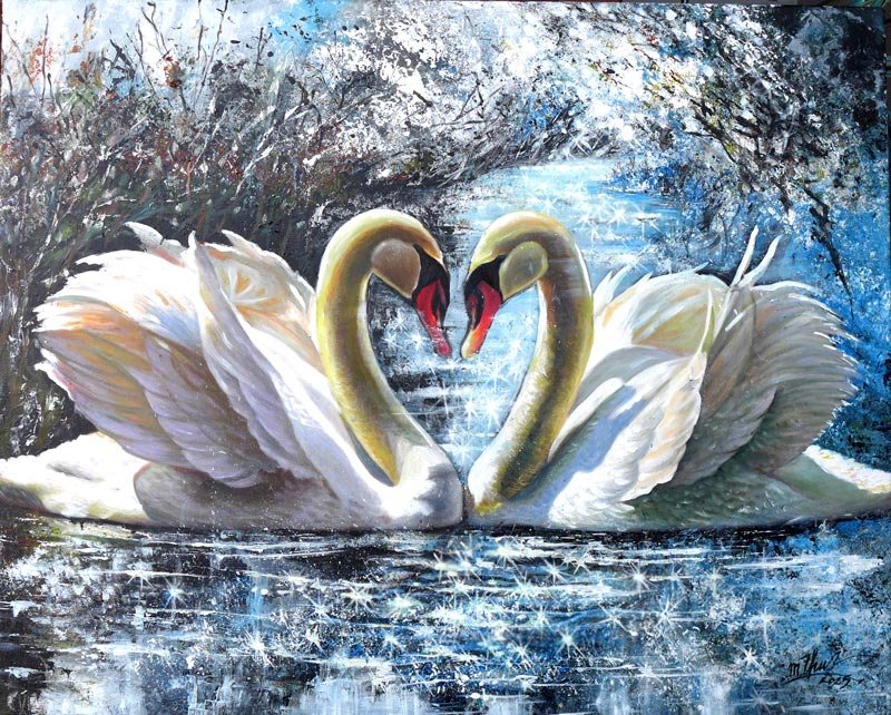 Swans in Wonderland