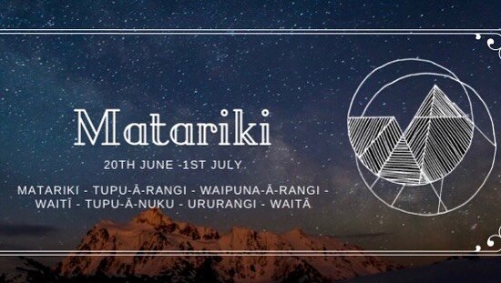 Happy Matariki ✨ 🧘🏽&zwj;♀️ 
A gentle reminder that the studio will be closed this weekend, honouring our ancestors and using this time to reflect, to gather to rest.

Today it&rsquo;s such important day, today we are not only celebrating Matariki b