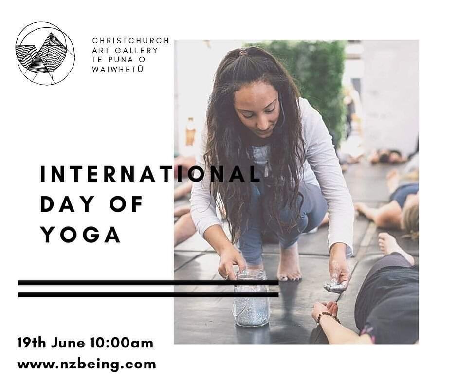 Sunday Sunday Sunday ! 🧘🏽&zwj;♀️ 
Very excited to be back at the @chchartgallerystore after a while! 
It is for sure my second favorite place to teach, first one of course @nz.beingyoga 🥰

We will be gathering in movement, breathe, celebrating dif