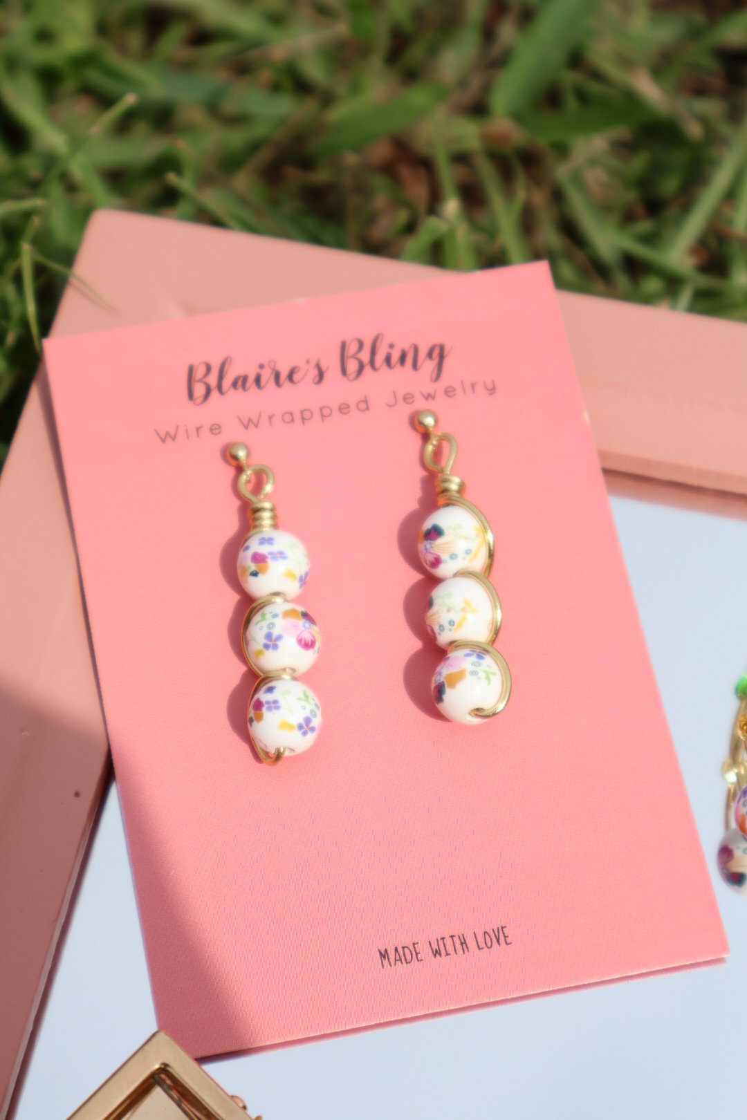 Fairy Garden Floral Stack Earrings