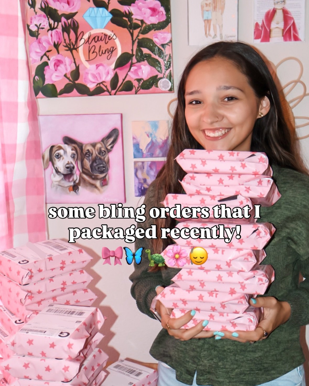 one of my favorite parts of running @blaires.bling has to be packaging your orders! i just love seeing everything come together. here’s some of my recent favorites… in no particular order!! πβοΈπ’πΈπ‍βοΈ
