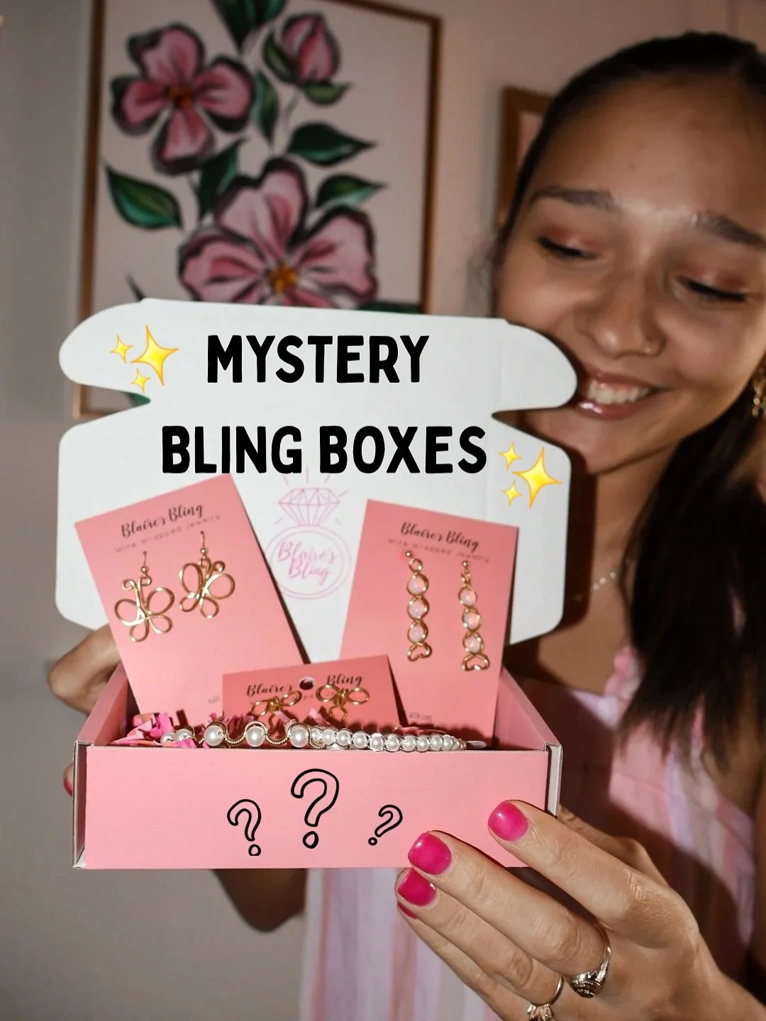 mystery bling boxes are back for a limited time only! everything you need to know is stated on slides 2-3. happy shopping! 🛍️🥰🤩🫧