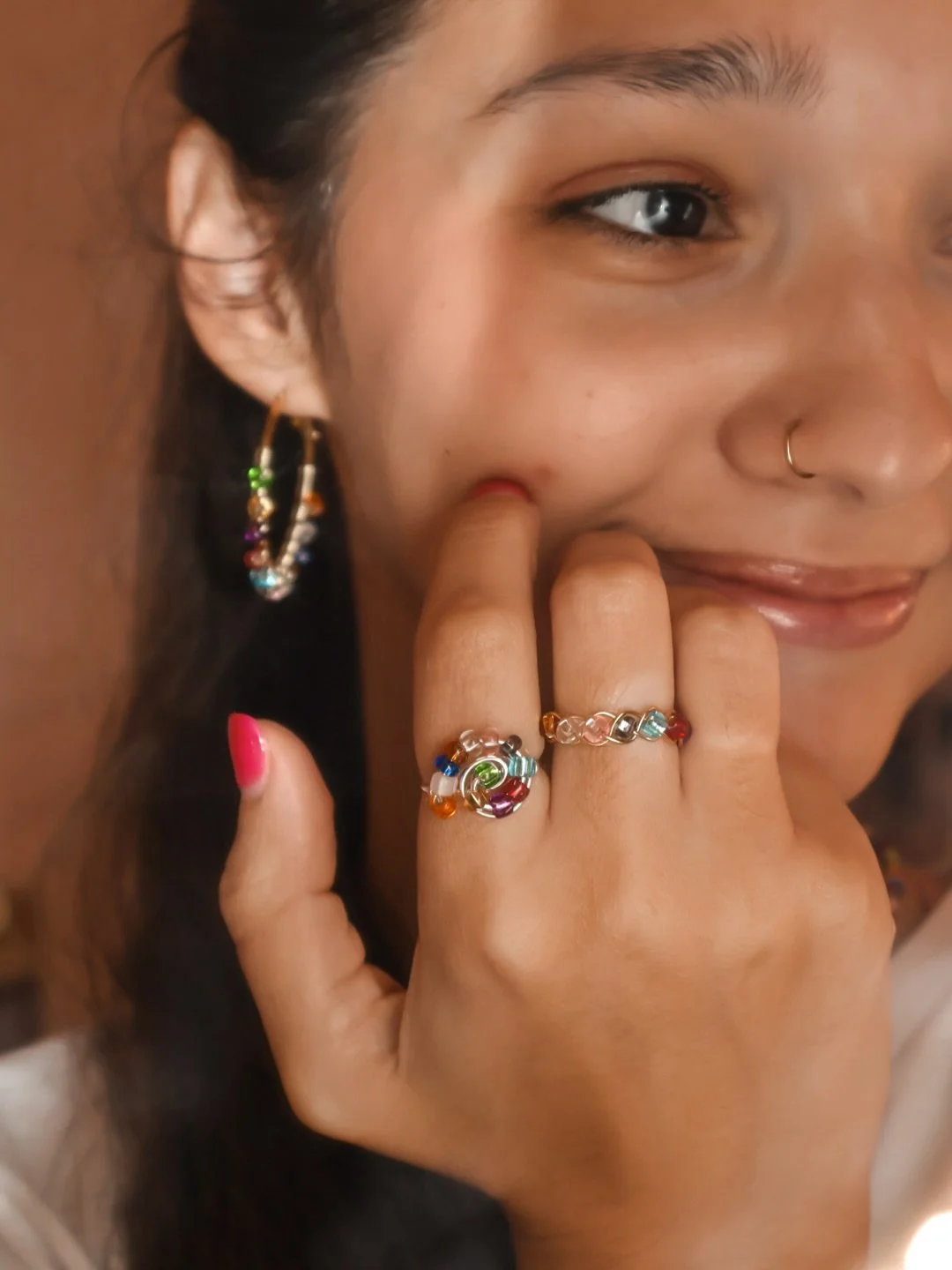 it took me until @taylorswift’s engagement to realize I didn’t have a ring to match the eras collection! ๐คฆ๐ป‍โ๏ธ so of course, I had to fix that and ended up creating two styles.
the swirl design is my personal favorite! I love how
