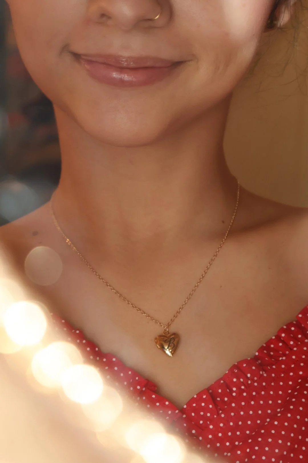 Initial Heart Locket