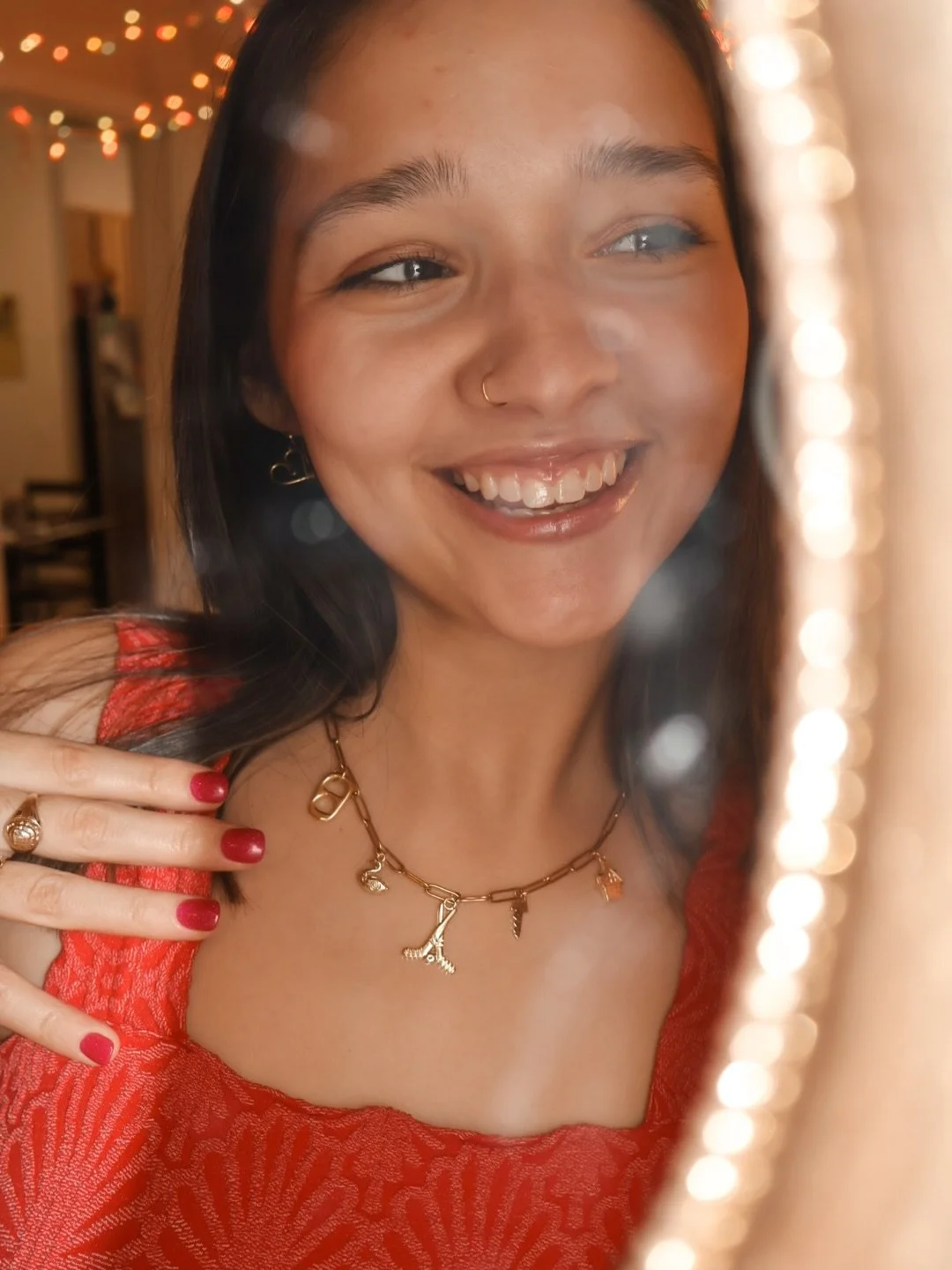 introducing the lily jane charm necklace + the rivals beaded necklace. as soon as I read and watched heated rivalry I knew I needed to make some type of jewelry piece inspired by shane and ilya&rsquo;s story! i&rsquo;m such a fangirl. iykyk! 🏒🔑🏠🥤