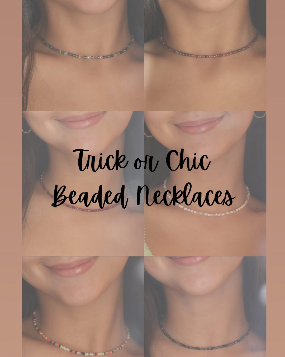 Trick or Chic Beaded Necklaces