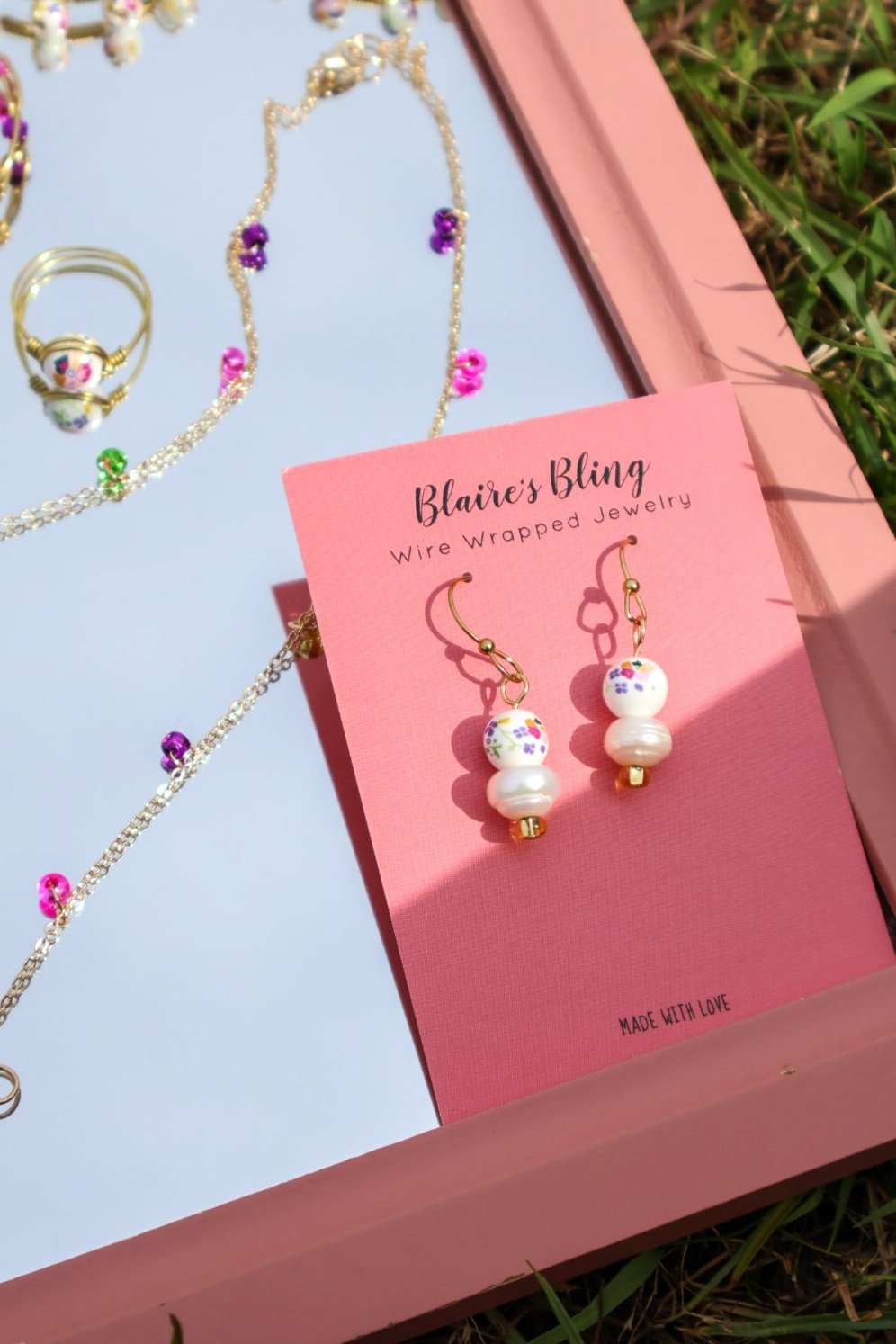 Dainty Fairy Floral Garden Earrings
