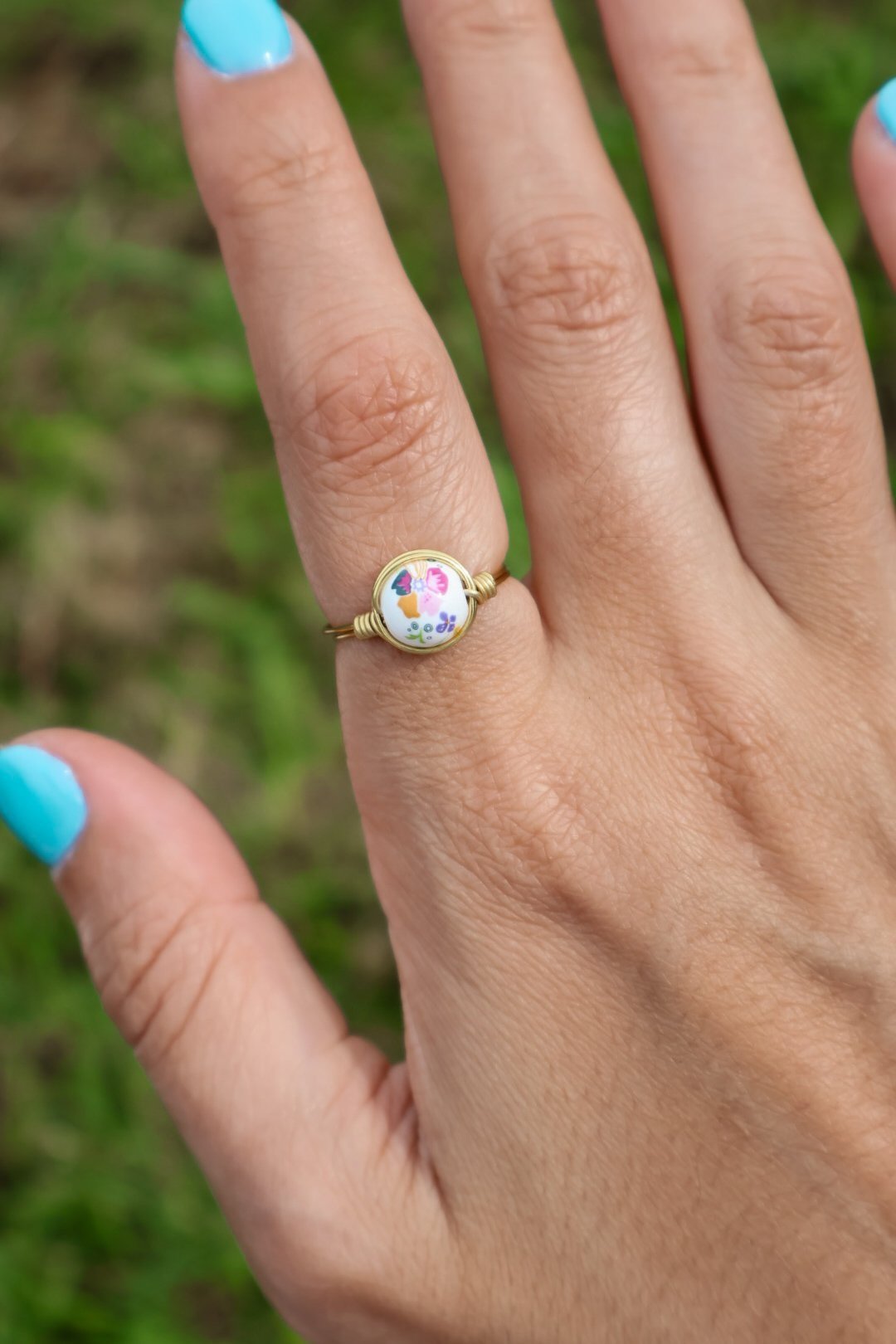 Fairy Garden Floral Ring