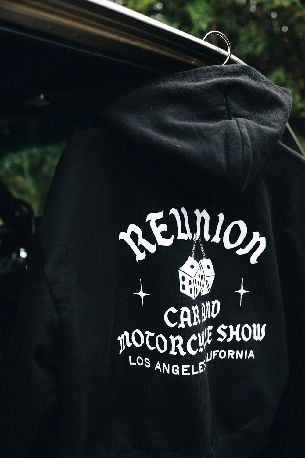 Heavy Weight Fleece Dice Crop Hoodie