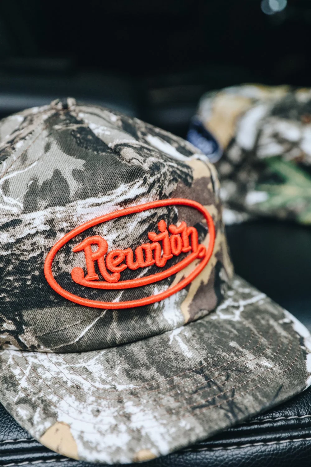 Camo Orange Von Hat