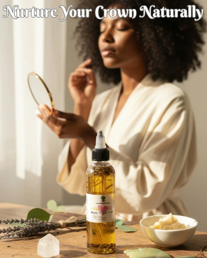 A Sacred Ritual For Your Crown ✨🌿
Your &quot;beauty&quot; journey is a reflection of your self-love journey.
💖 Transform your routine into a sacred ritual with our Sow Lovely Hair Growth Oil.
Infused with nature's finest herbs and positive intentio