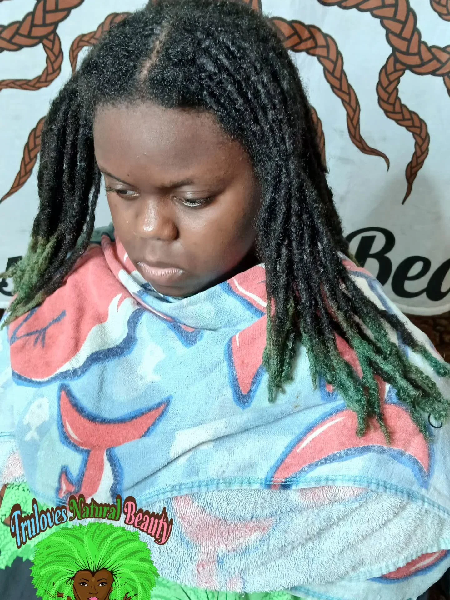 Before &amp; After. 
Pressure applied. 💎 Side-swept twists into the two-strand knots? Yeah, the details are crazy! 😮&zwj;💨🔒 This look is strictly top tier. 🔝💖
​#locs #hairtransformation #trendylocs #naturalhair #viral