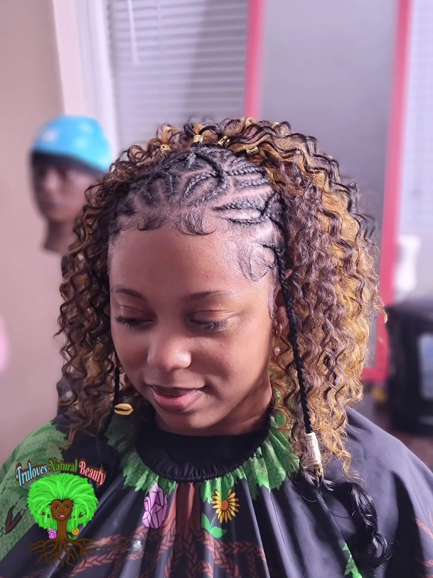 #crochethairstyles #protectivestyle #columbiasc #braiddesigns #naturalhair