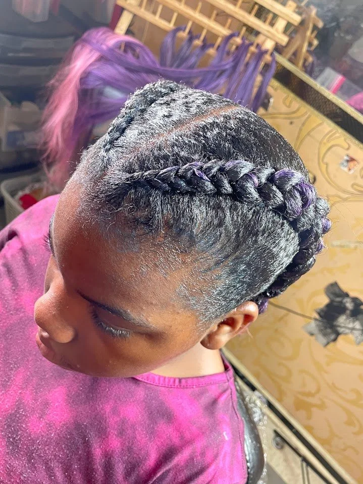 2 feed in braids\1