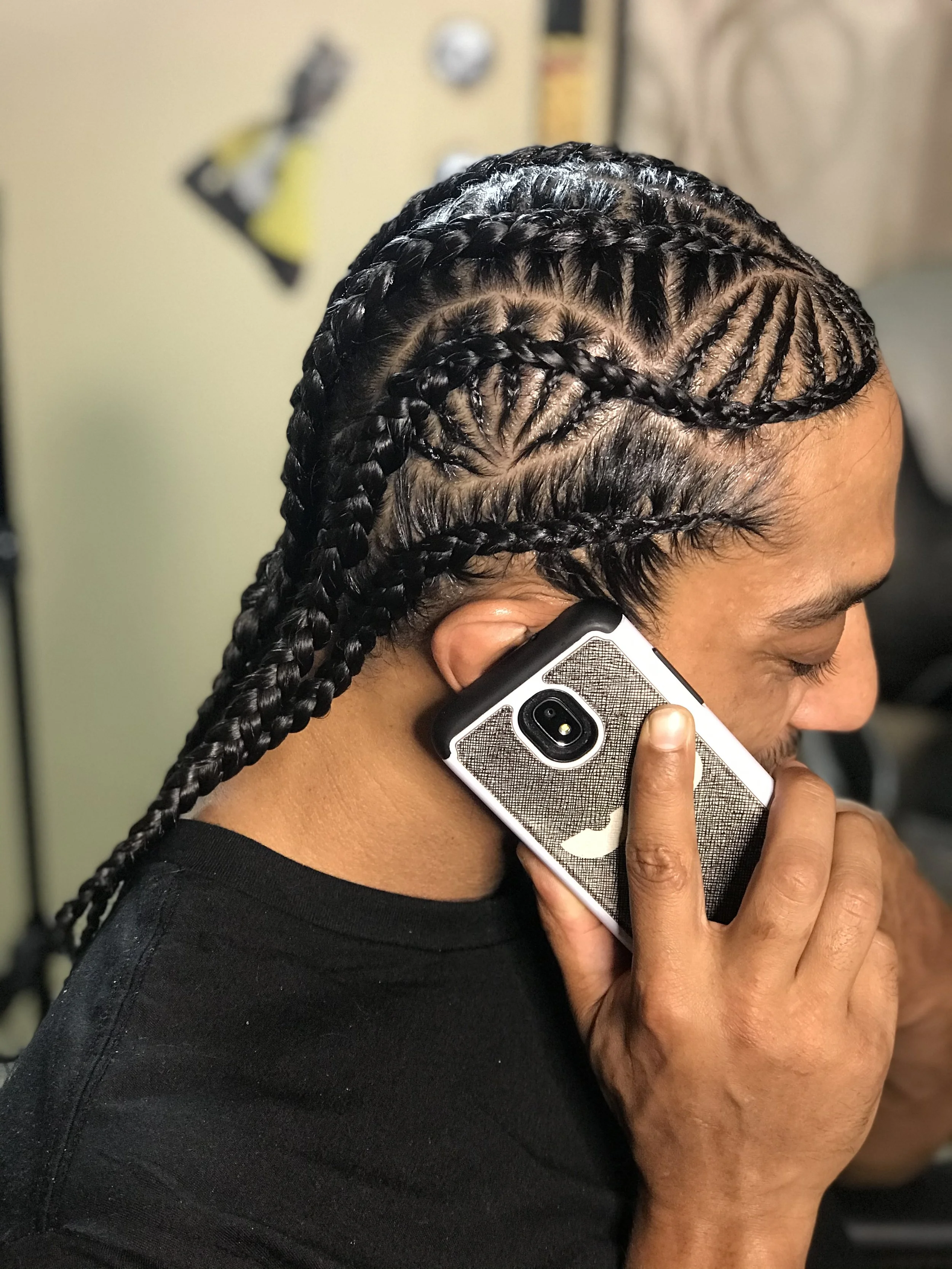 Men braid design