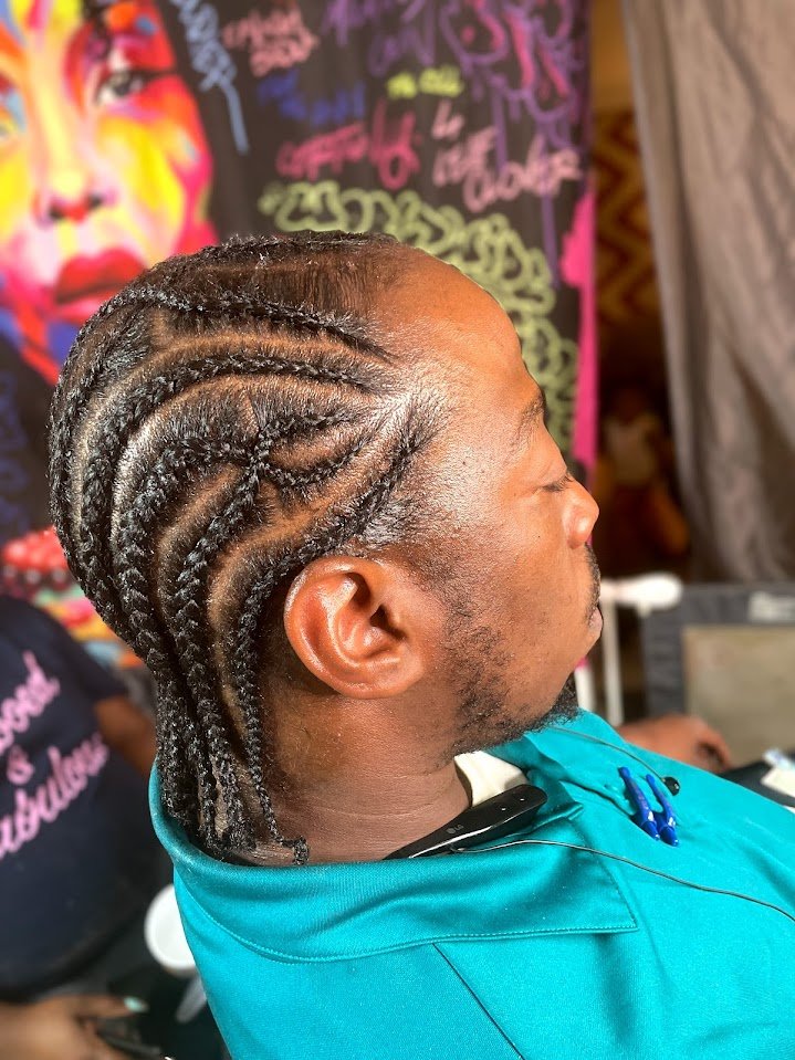 Men cornrow designs