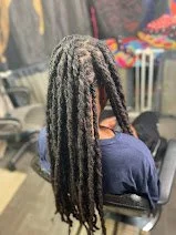 After 2 strand twist