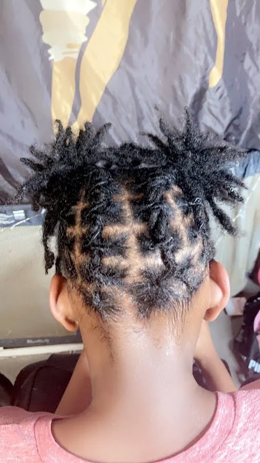Kid loc updo/2