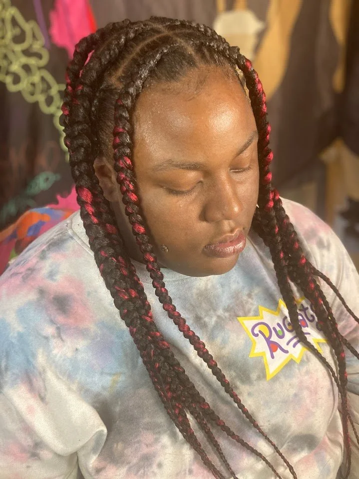 After large box braids/1