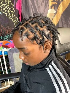 Kid single braids/2