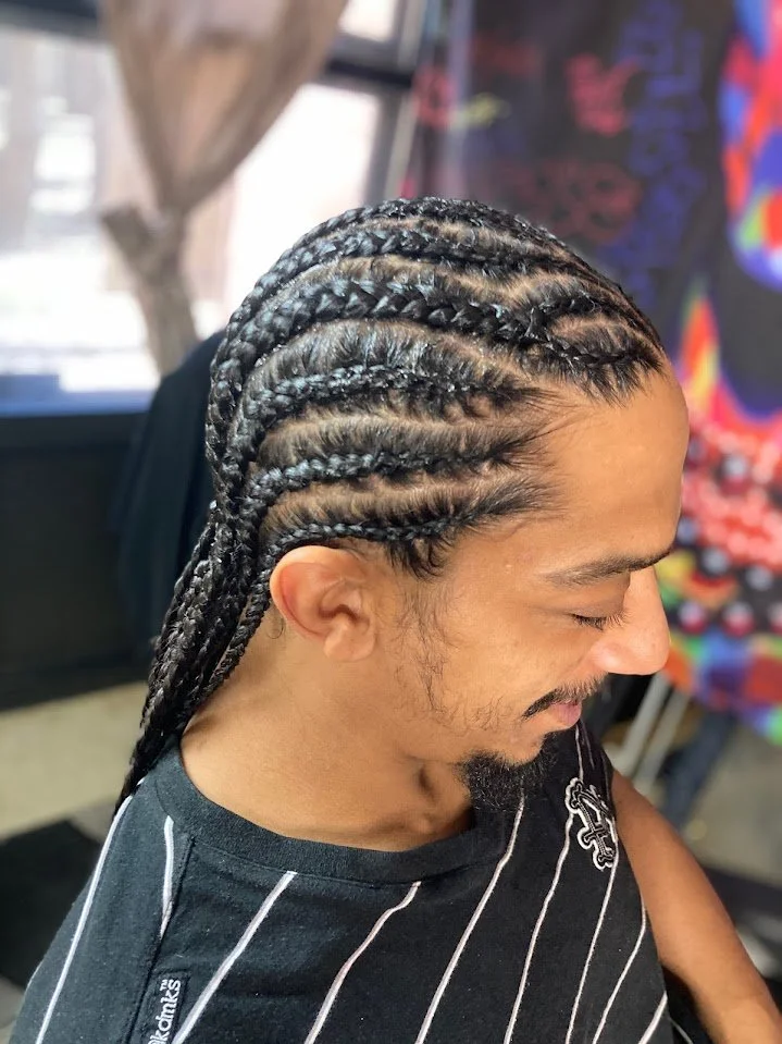 Men cornrow design/2