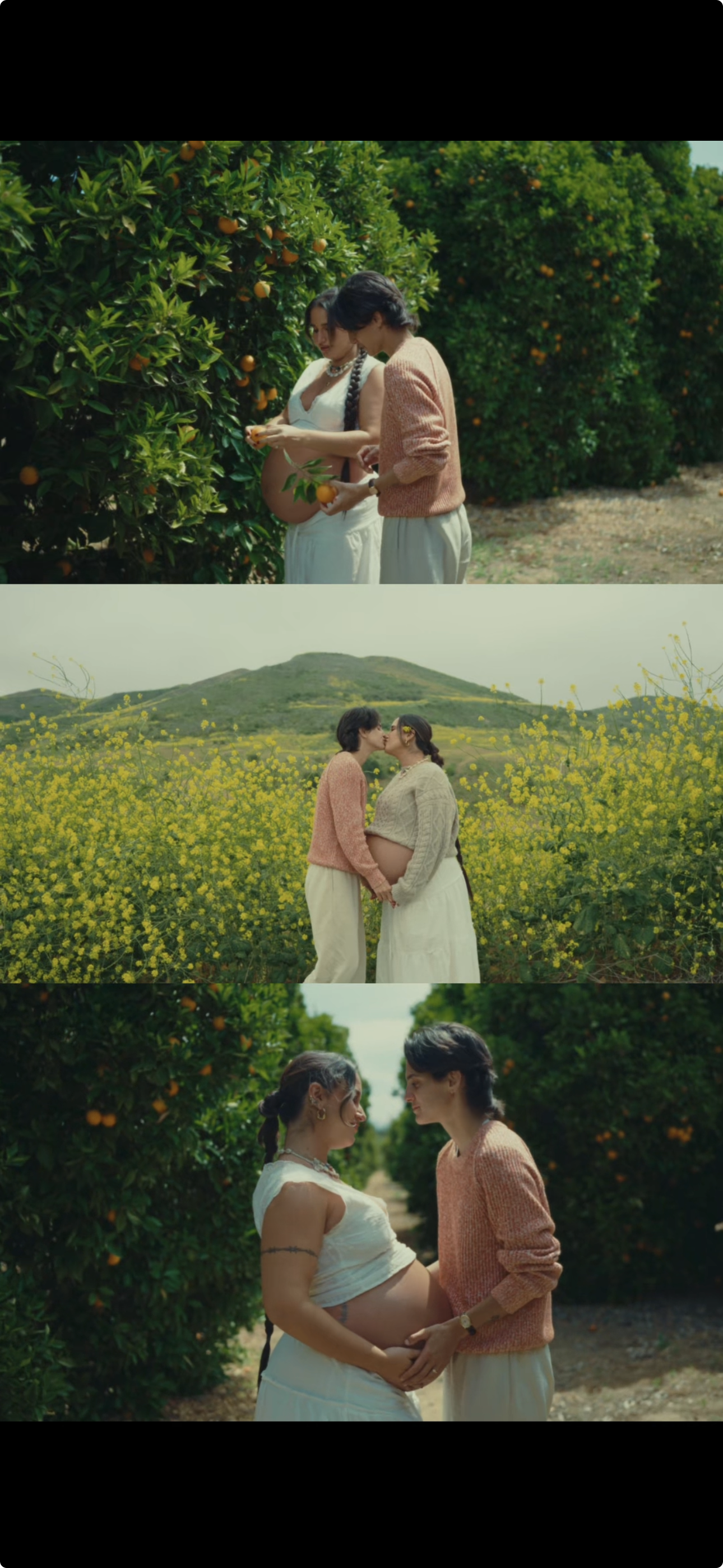 Engagement or maternity session